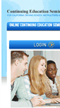 Mobile Screenshot of continuingedseminar.com